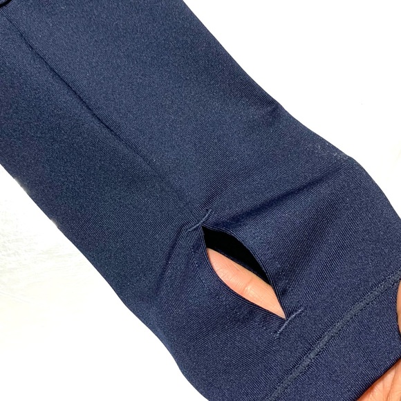 Nike Blue Dri-Fit Fleece Lined Hooded Athletic Jacket Unisex Sz Medium Youth - Picture 8 of 15